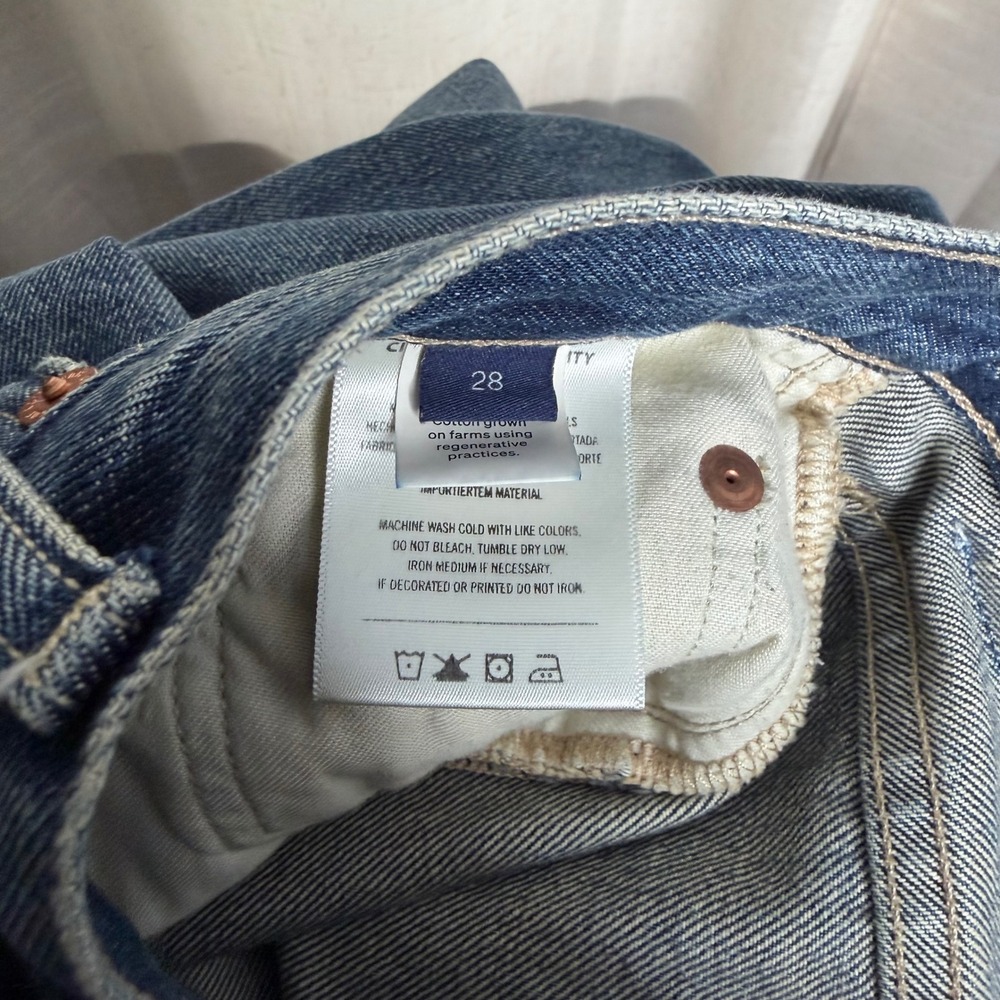 Citizens of Humanity Ayla Baggy Jeans Wide Leg Medium Wash Blue High Rise 28 - Picture 9 of 10